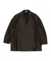 Fear Of God Long-sleeved Leather Jacket In Black