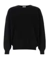 Fear Of God Cashmere Sweater With Long Sleeves And Ribbed Cuffs In Black