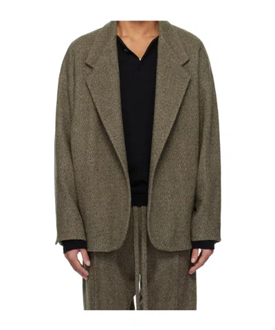 Fear Of God Long-sleeved Suit Jacket In Green