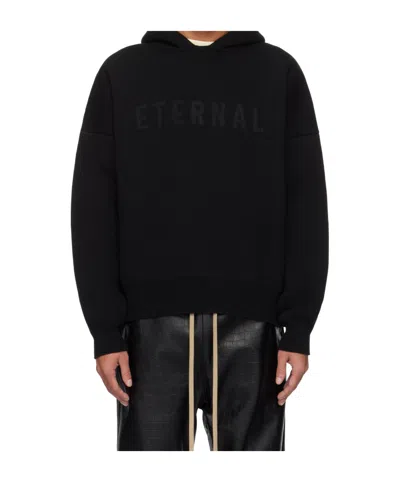 Fear Of God Long-sleeved Sweatshirt In Black