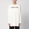 Fear Of God Long-sleeved Thunderbird T-shirt In White
