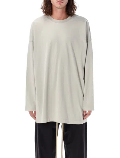 Fear Of God Oversize Ribbed Long Sleeve T-shirt In Paris Sky
