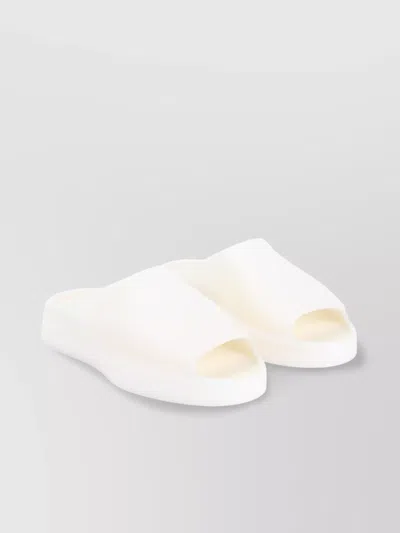 Fear Of God Los Feliz Rubber Slides & Flip Flops In White