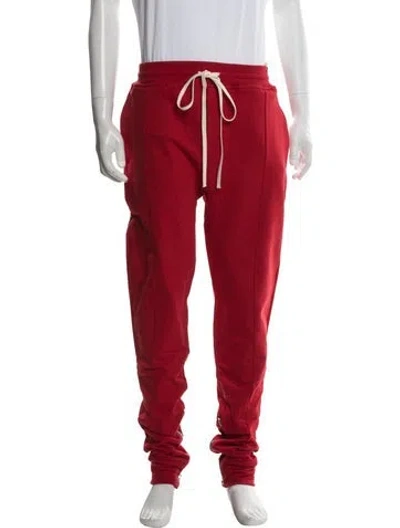 Pre-owned Fear Of God Lounge Bottoms W/ Tags In Red