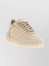 Fear Of God Low Top Suede Sneakers With Rubber Sole In Neutral