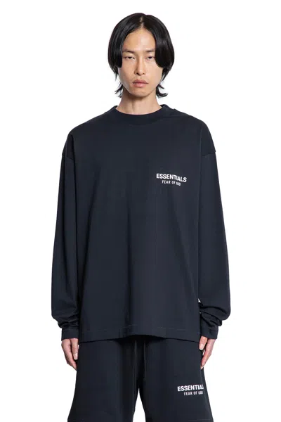 Fear Of God Man Black T-shirts & Tank Tops