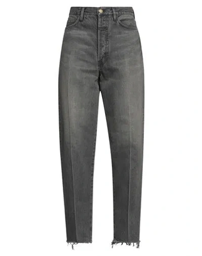 Fear Of God Man Jeans Charcoal Size 33 Cotton In Grey