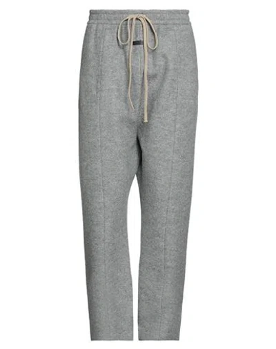 Fear Of God Man Pants Grey Size L Virgin Wool