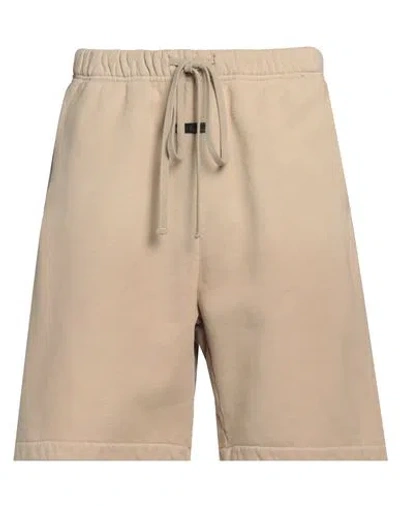 Fear Of God Man Shorts & Bermuda Shorts Beige Size S Cotton