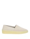 Fear Of God Man Sneakers Cream Size 12 Leather In White