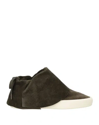 Fear Of God Man Sneakers Dark Green Size 7 Leather