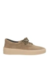 Fear Of God Man Sneakers Khaki Size 9 Leather In Beige