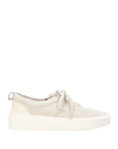 Fear Of God Man Sneakers Light Grey Size 9 Leather