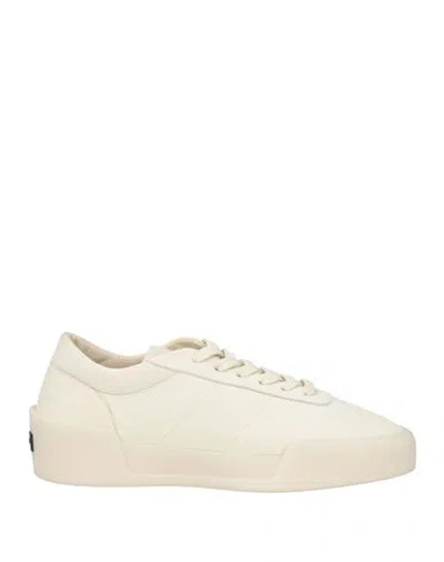 FEAR OF GOD FEAR OF GOD MAN SNEAKERS OFF WHITE SIZE 7 LEATHER