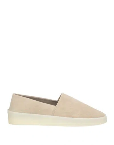 Fear Of God Man Sneakers Taupe Size 9 Leather In Grey