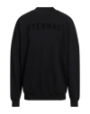 Fear Of God Eternal Oversized Logo-embossed Cotton-blend Jersey Sweatshirt In Black