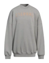 Fear Of God Man Sweatshirt Grey Size L Cotton, Lycra