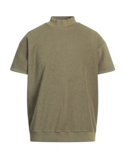 Fear Of God Man Sweatshirt Military Green Size S Cotton