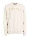 Fear Of God Man Sweatshirt Off White Size L Cotton, Lycra In Neutral