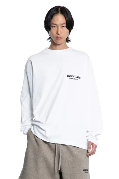 Fear Of God Man White T-shirts & Tank Tops