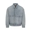 Fear Of God Denim Trucker Casual Jackets And Parka Blue