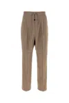 Fear Of God Gray Wide Leg Cargo Pants In Brown