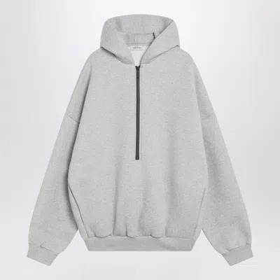 Fear Of God 恐惧上帝灰色 Mélange 拉链连帽卫衣 In Gray