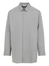 Fear Of God Men's Dove Mélange Cotton Shirt In Grey