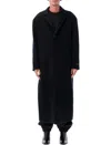 Fear Of God Melton Wool Relaxed Coat In Black