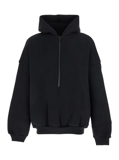 Fear Of God Men Athletic Halfzip Hoodie In Black