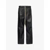 Fear Of God Pleated Wide-leg Trousers In Black