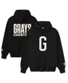 Fear Of God Men's Black Homestead Grays Negro Leagues Baseball Museum Fleece Pullover Hoodie In Black