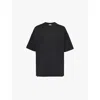 Fear Of God Short-sleeve Crewneck T-shirt In Black
