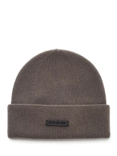 Fear Of God Men Cashmere Beanie In Brown