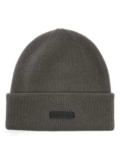 Fear Of God Cashmere Beanie Hat For In Grey