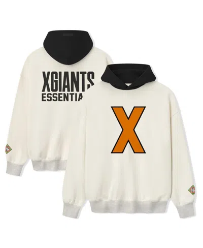 Fear Of God Men's Cream/black Cuban Giants Negro Leagues Baseball Museum Fleece Pullover Hoodie In White