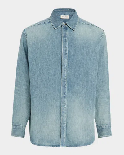 FEAR OF GOD MEN'S DENIM BUTTON-DOWN SHIRT