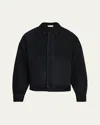 Fear Of God Oversized Denim Trucker Jacket In Black