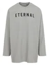 Fear Of God Dove Grey Cotton Eternal Long Sleeve Tee