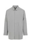 Fear Of God Men's Dove Mélange Cotton Shirt