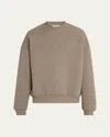 Fear Of God Eternal Relaxed Fit Crew Neck In Dusty Beige