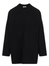 Fear Of God Logo Patch Long Sleeve Tee In Black