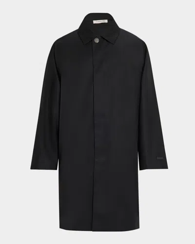 Fear Of God Men's Eternal Nylon-wool Car Coat In Black