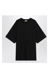 Fear Of God Rubberized Logo T-shirt In Black