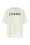 Fear Of God Eternal Oversized Logo-detailed Cotton-jersey T-shirt In White
