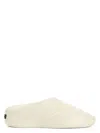 Fear Of God Logo Patch Slip-on Runner Sneakers In White