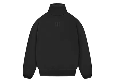 Pre-owned Fear Of God Men's  Athletics Heavy Fleece Mockneck In Black