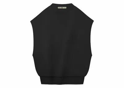 Pre-owned Fear Of God Men's  Athletics Heavy Fleece Muscle Sweatshirt In Black