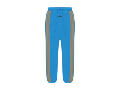 Pre-owned Fear Of God Men's  Athletics Heavy Fleece Stripe Sweatpant In Blue Rush/clay In Multi