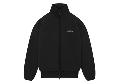 Pre-owned Fear Of God Men's  Athletics Heavy Fleece Track Jacket In Black